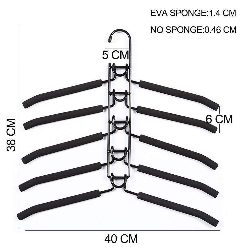 Multiple Hanger Organizer Space-Saving Wardrobe Multifunctional