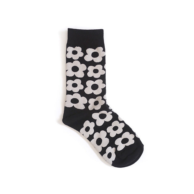 Women's Cotton Socks Floral Cartoon | Cute Trendy Socks
