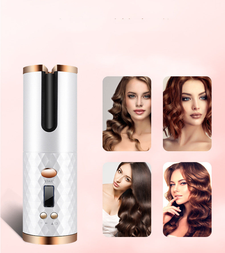 Kabelloser Automatischer Lockenstab – LCD Keramik Haarstyler