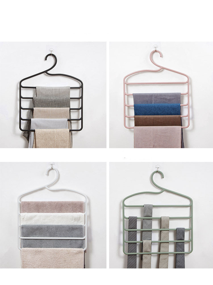 Multi-Layer Hanger for Household Wardrobe Trousers
