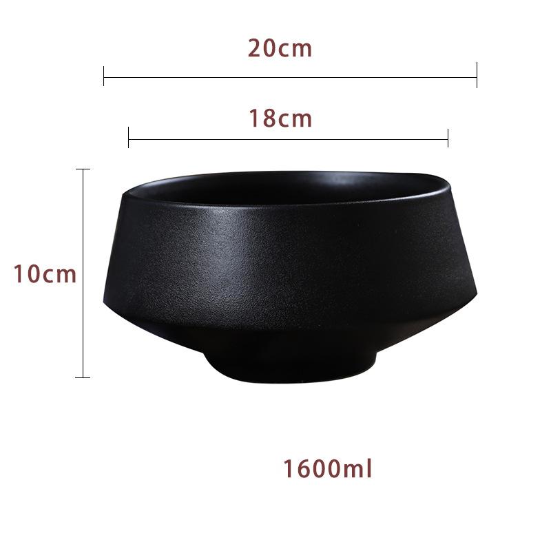 Large Ramen Bowl Ceramic Matt – Premium Noodle Bowl