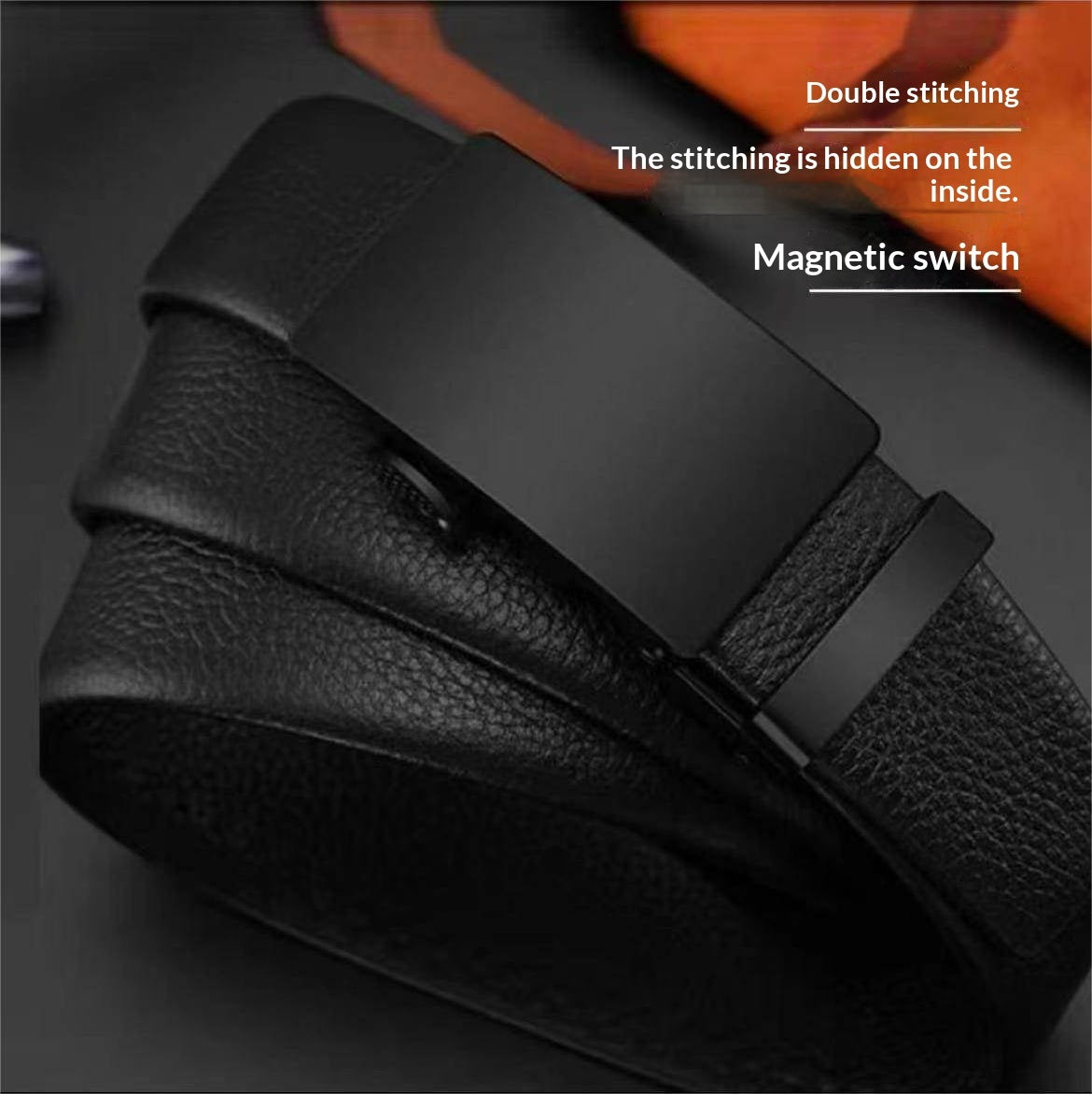 Herren Ledergürtel Automatik | Glattleder Gürtel elegant