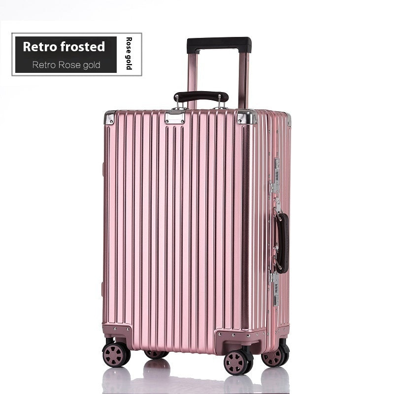 Aluminum Magnesium Suitcase with Combination Lock – Premium Trolley