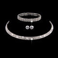 Exclusive Bridal Jewelry Set – 3-Piece Luxury Set with Necklace, Earrings & Bracelet