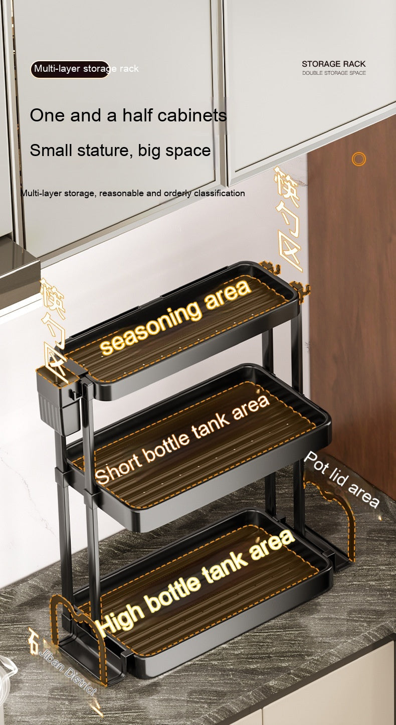 Multi-tier Spice Rack Kitchen | Space-saving Organizer