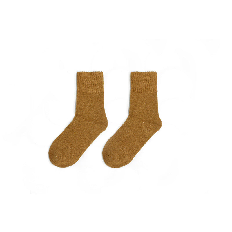 Damen Wollsocken Winter Warm – Dicke Komfort Herbst Socken