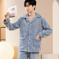 Men's Flannel Pajamas | Winter Warm Pajamas | Cardigan