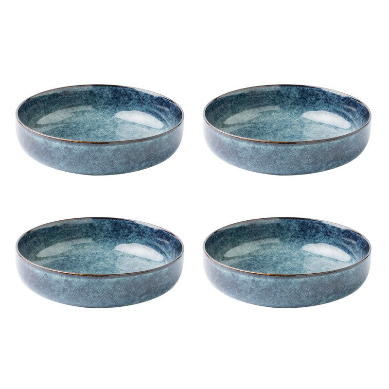 Nordic Creative Dishes Bowl Noodles Bowl Household Personalized Deep Plate