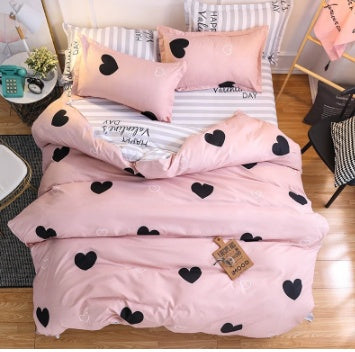 Bettwäsche Set 4-teilig modern | Elegant & Komfort Schlafzimmer