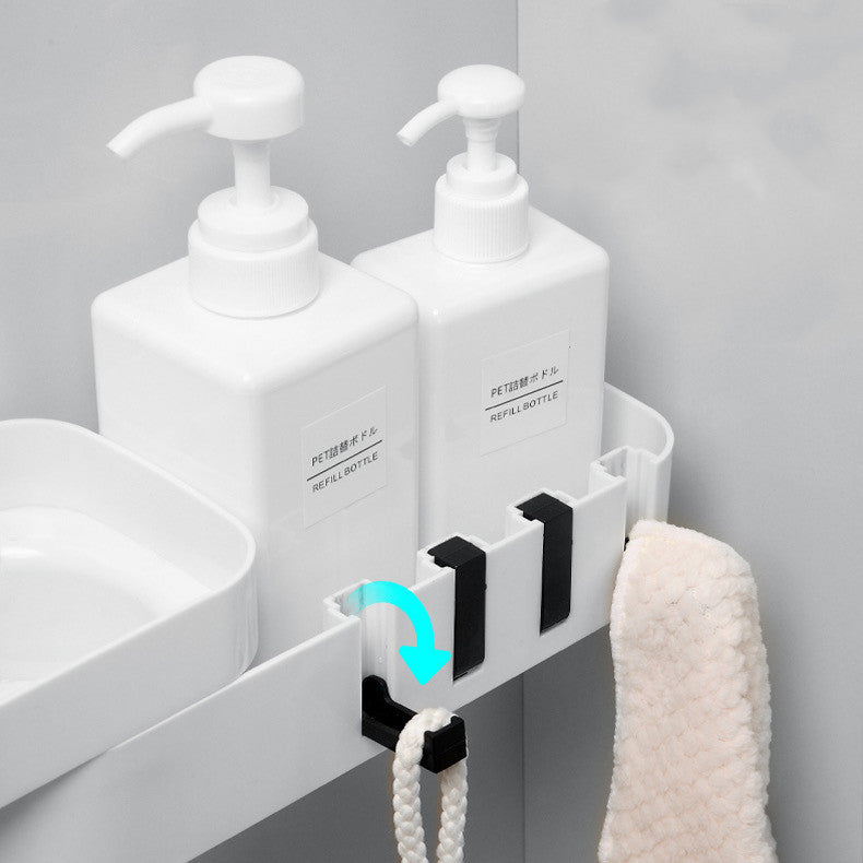 Corner shelf bathroom no drilling | Shower caddy corner | Bathroom shelf