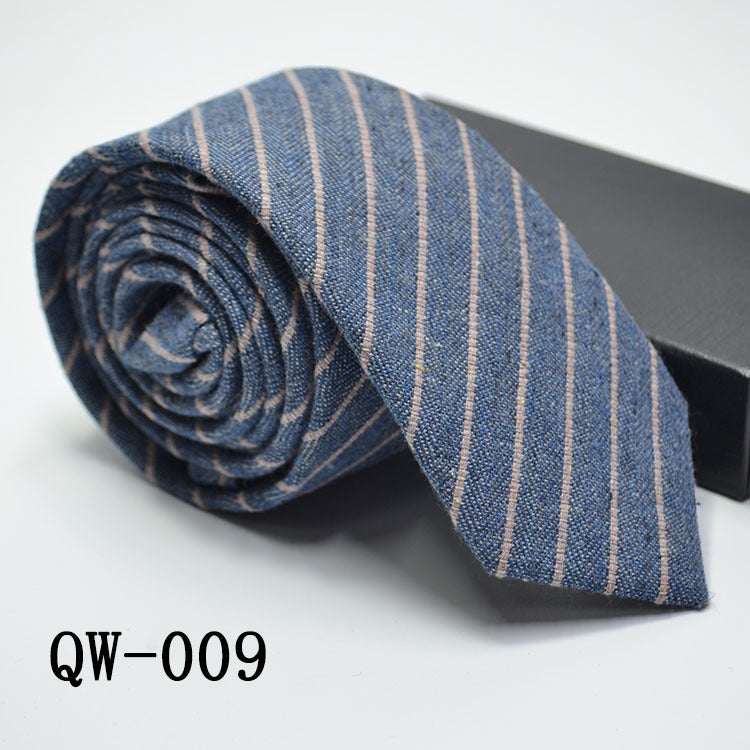 Slim Men's Tie elegant | Wool Look modern stylish