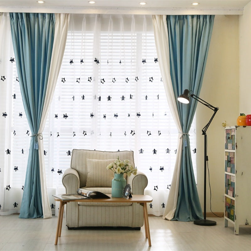 Velvet Linen Curtain | elegant modern blackout living style