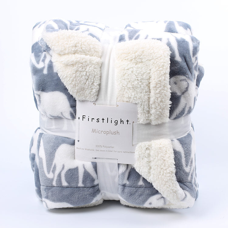 Lammfell Decke | weich warm Bein- & Kuscheldecke Luxus
