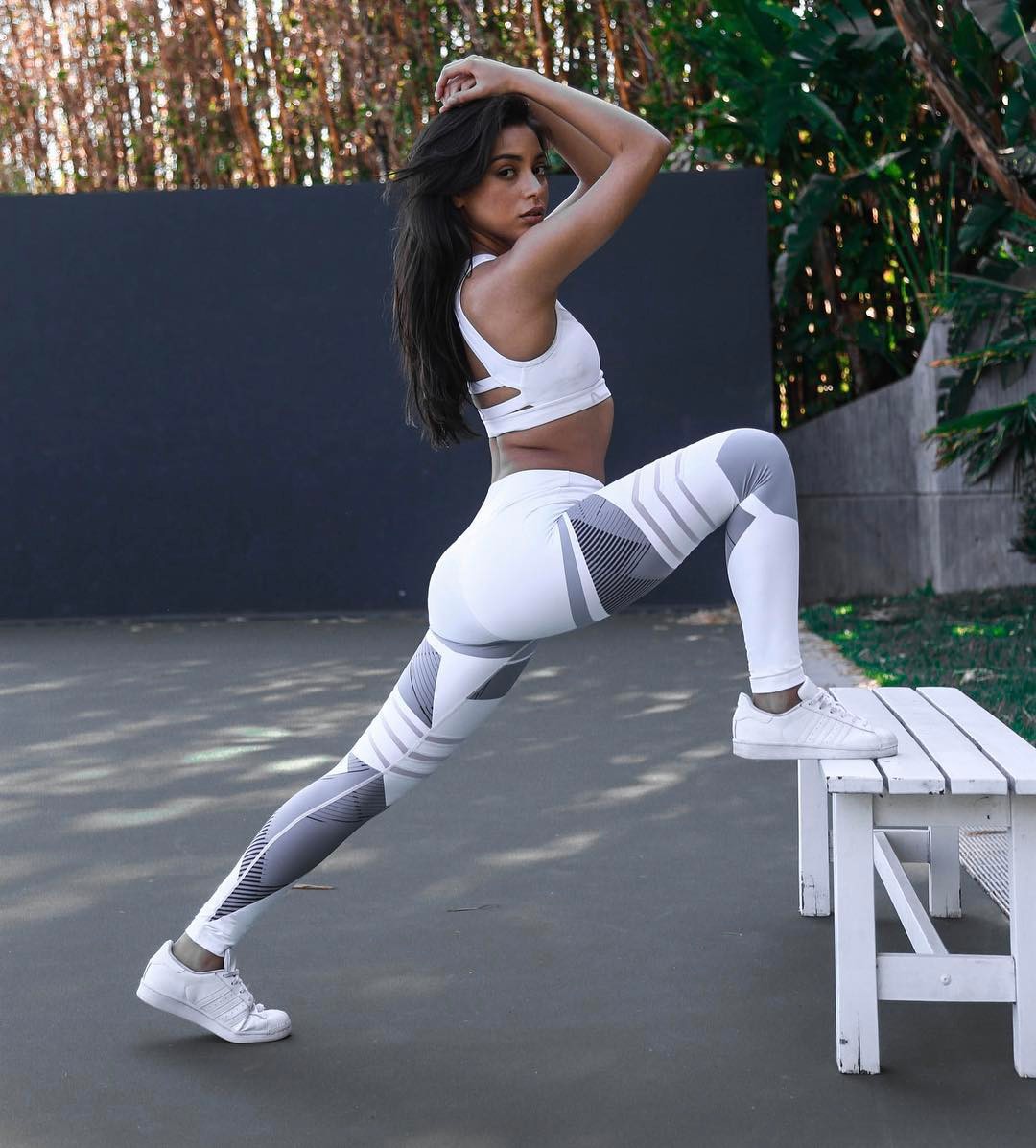 Reflective Yoga Leggings for Women | High Waist Sports Pants