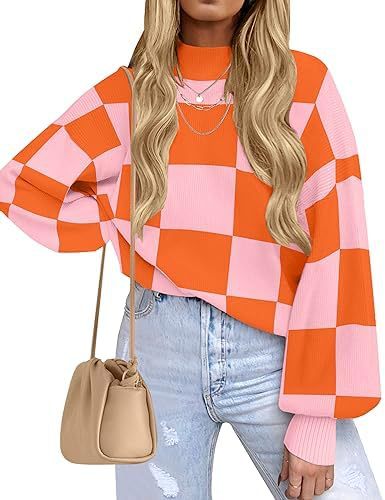 Damen Rollkragenpullover | Gestreifter Rippstrick Winterlook