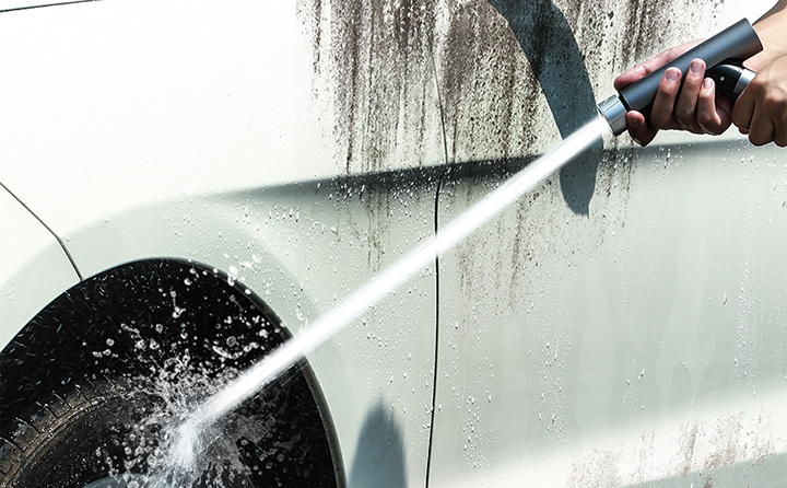 High-Pressure Car Wash Gun | Telescopic Nozzle Cleaning Set