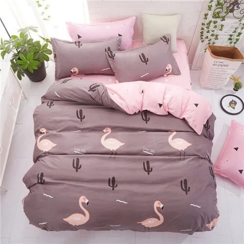 4-Piece Modern Bed Linen Set | Elegant Comfort Bedroom
