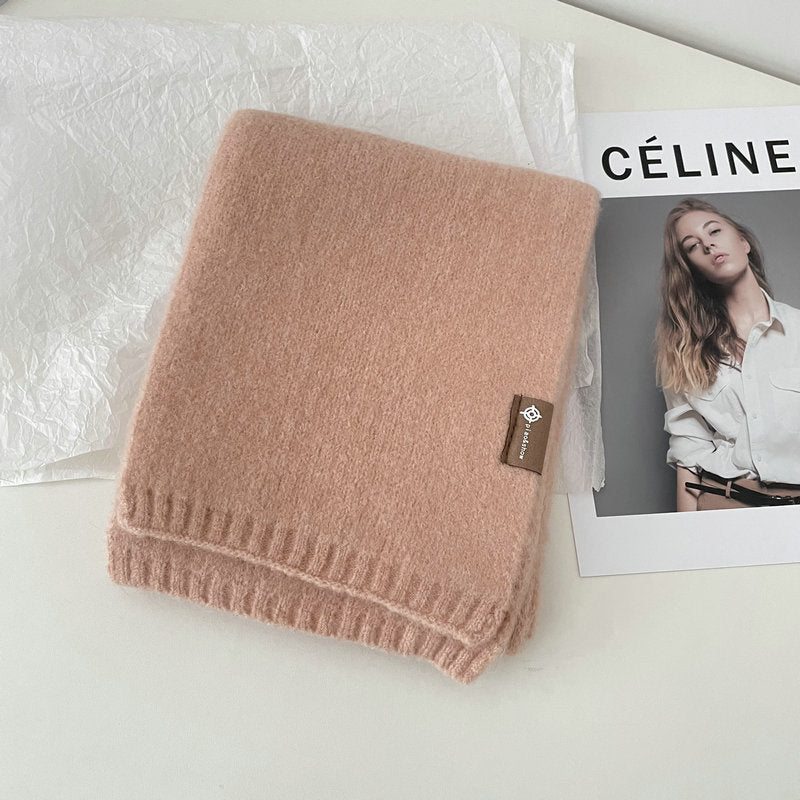 Women's Scarf Soft Warm Plain Elegant Autumn Winter Fashion Accessory