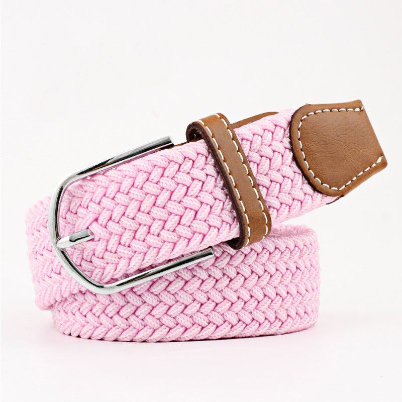 Canvas Stretch Belt Unisex | Woven Adjustable Durable Everyday