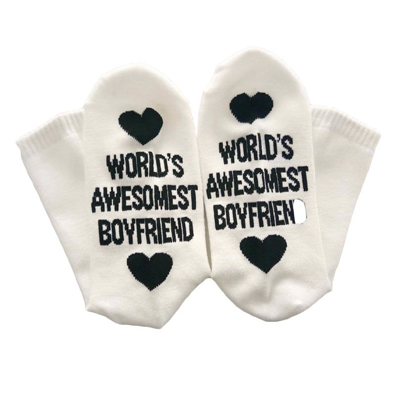Unisex Fun Socks Cotton | Valentine's Day Couple Socks