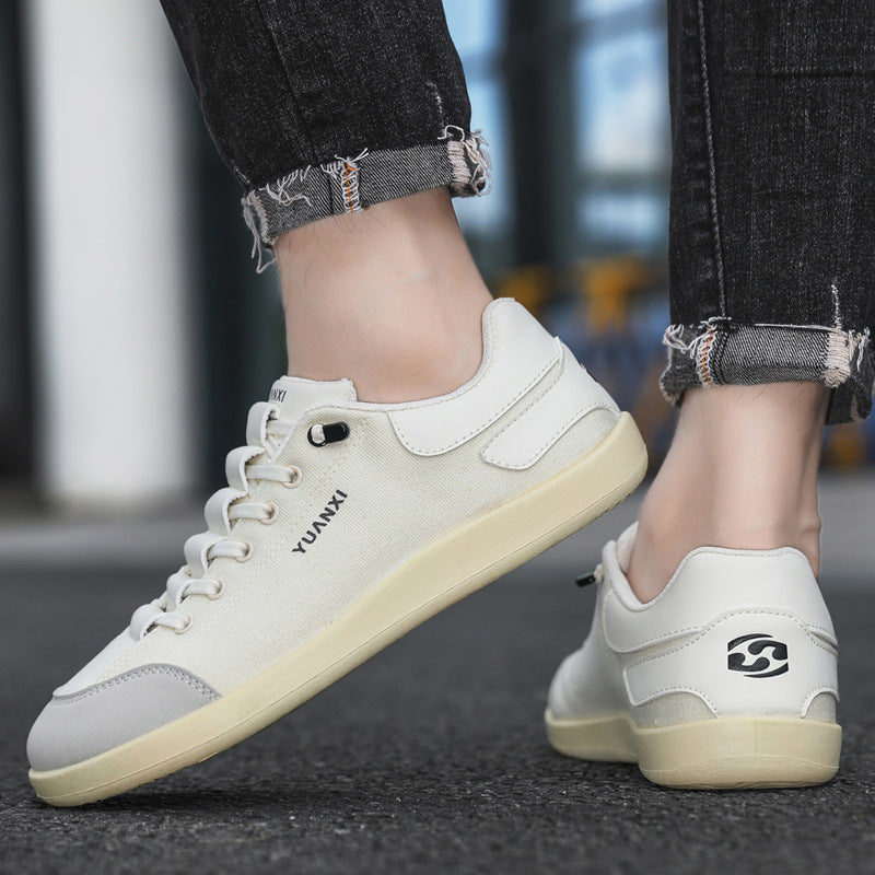Men's Breathable Canvas Skate Sneakers – Lightweight Summer Casual Shoes
