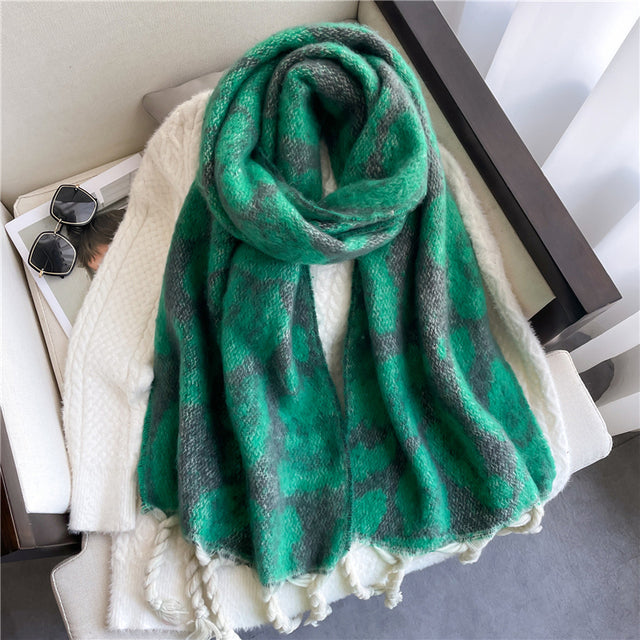 Women's Winter Scarf Pashmina Soft Warm Cashmere Plain Elegant