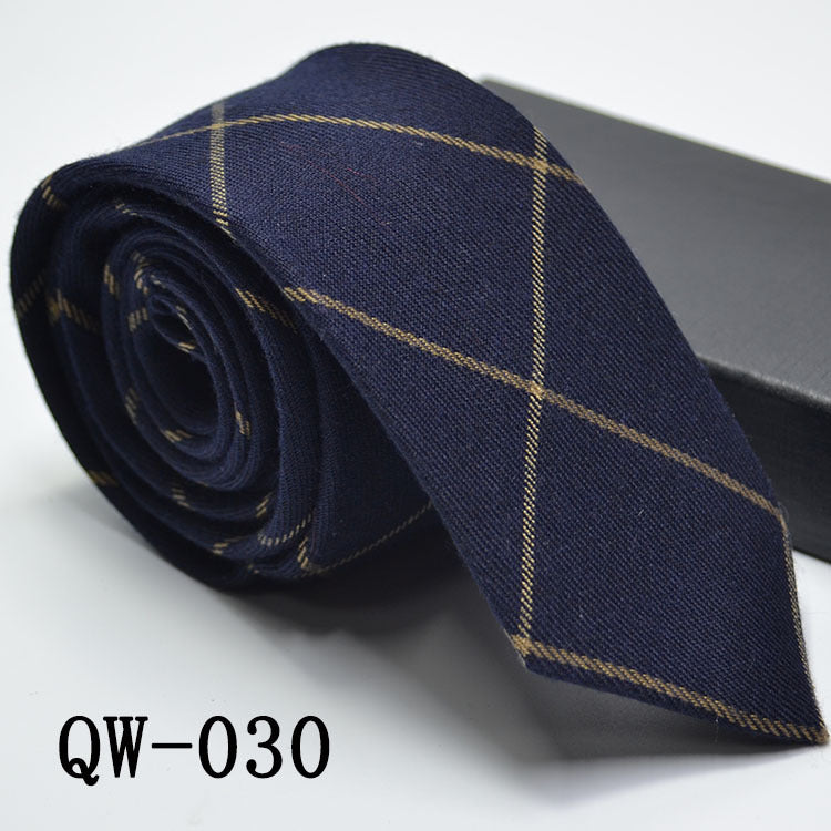 Slim Men's Tie elegant | Wool Look modern stylish