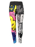 Cartoon Yoga Leggings for Women | High Waist 3D Print Fitness Pants