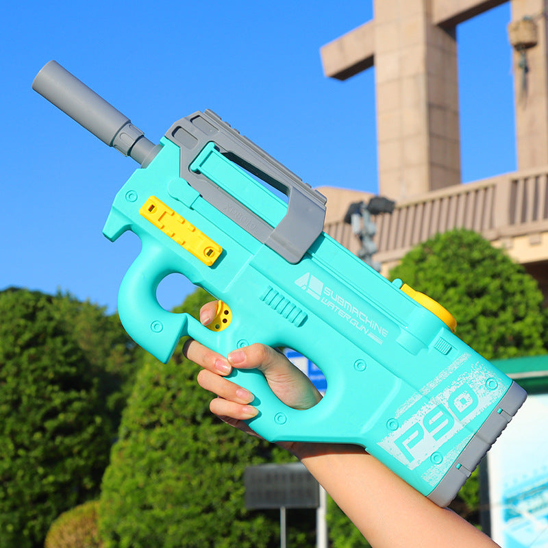 Electric Water Gun P90 | Large Capacity Outdoor Fun