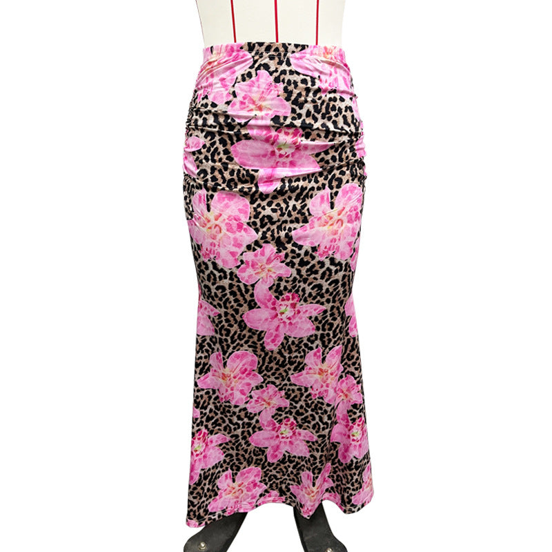 Leopard Print Midirock – Trendiger Damen Rock im Animal Style