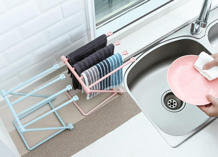 Foldable Kitchen Organizer | Space-Saving Dishcloth Holder