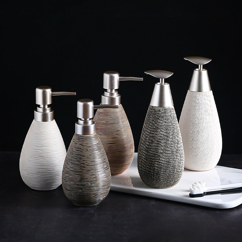 Soap Dispenser Ceramic | Lotion Shower Gel Bottle | Bathroom Accessories
