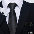 Men's Tie Set Business Scarf Cufflinks Elegant