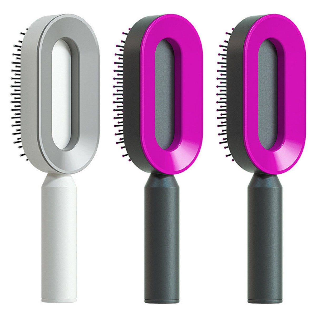 Selbstreinigende Haarbürste – Anti Statik Massagebürste für Frauen