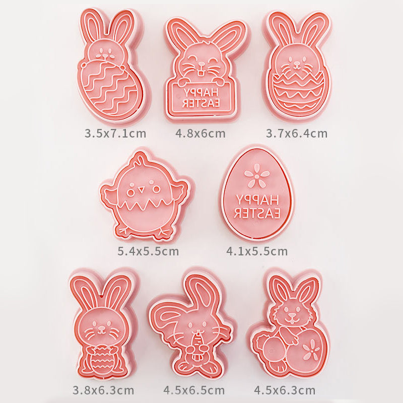Easter Cookie Cutter Bunny Egg - Cartoon Cutter Set