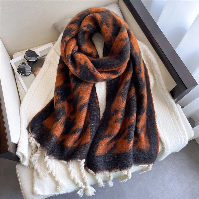 Women's Winter Scarf Pashmina Soft Warm Cashmere Plain Elegant