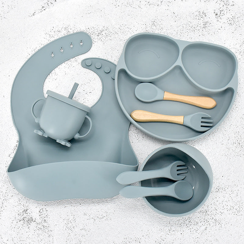 Baby Esslernset 11-teilig | Teller Schüssel Kinder Geschirr Set