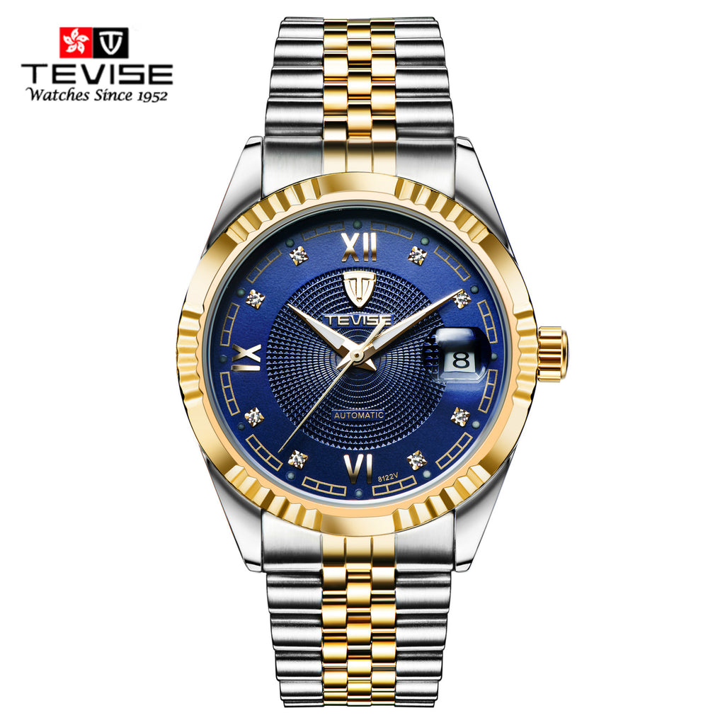 Tevise Men's Automatic Watch waterproof | modern robust stylish