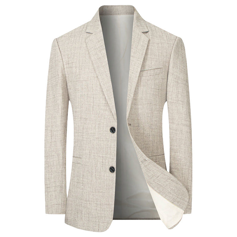 Men's Business Casual Blazer Solid Color – Elegant Modern Suit Jacket