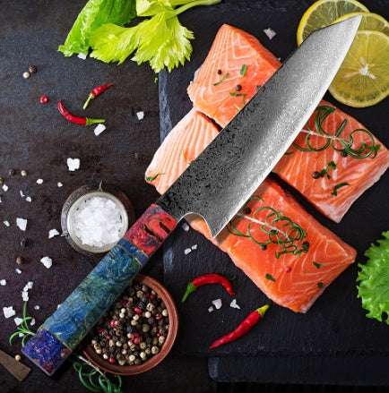 Patterned Kitchen Knife