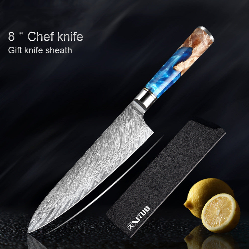 Professional Kitchen Knife Set | Chef Knife Cleaver Stainless Steel