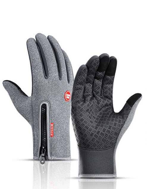 Winter Touchscreen Gloves Waterproof | Motorcycle & Outdoor Fleece Warm Non-slip