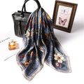Women's Silk Scarf Elegant Lightweight Decorative Fashion Neck Scarf Style