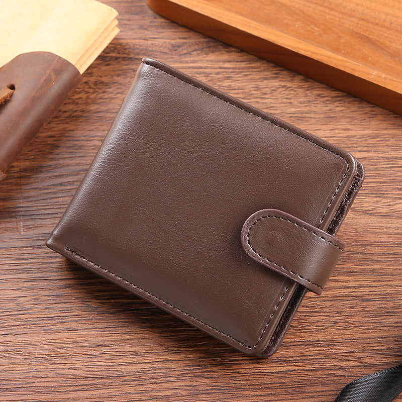 Men's PU Leather Wallet | Large | Zipper Coin Pocket