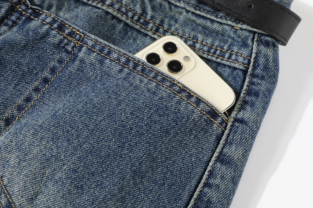 Sexy Damen Jeans Minirock | Figurbetonter Denim Wickelrock