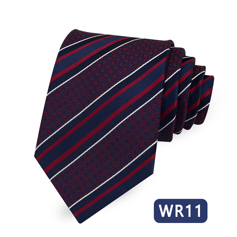 Men's Striped Tie Elegant Business Casual Modern
