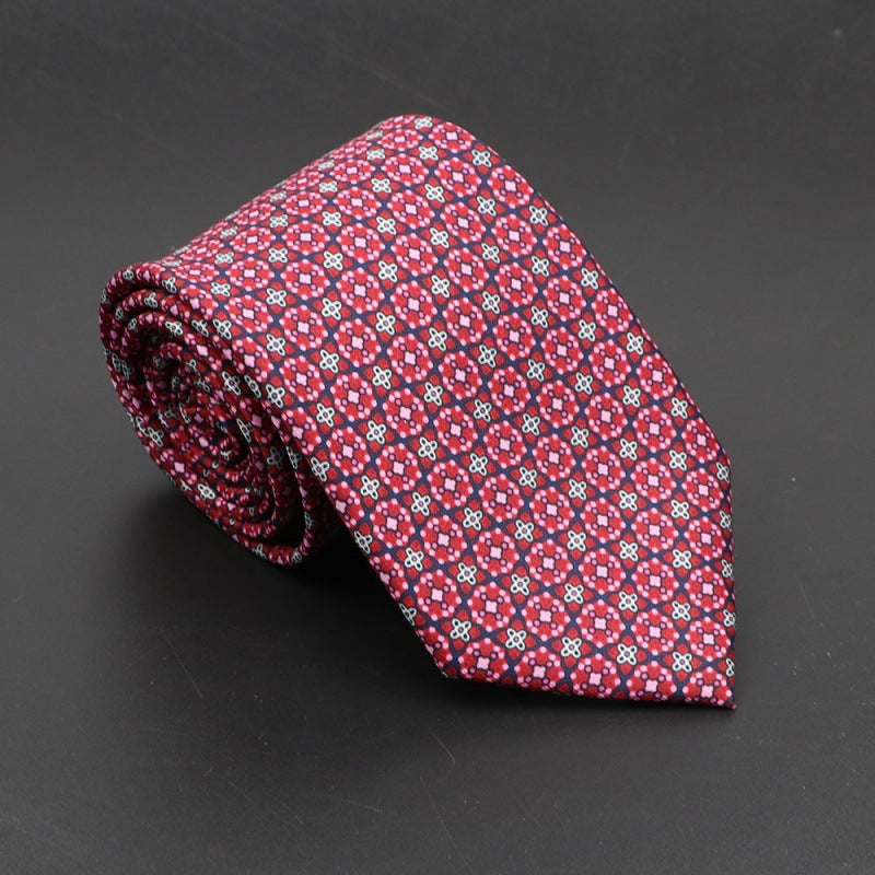Men's Silk Tie Bohemian 7.5 cm Soft Elegant Modern