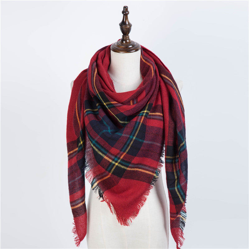 Damen Dreiecksschal Elegant | Herbst Winter Schal Stola