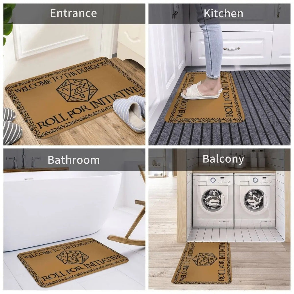 Bathroom Mat Cube Design | Absorbent Non-Slip Mat