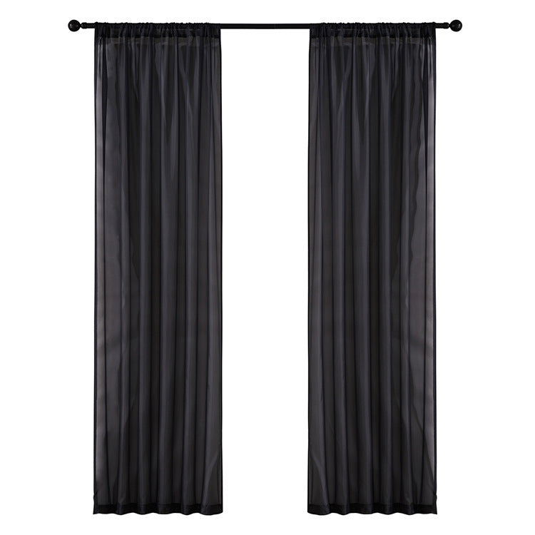 Cotton Linen Curtain | Modern lightweight plain natural